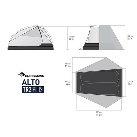 Sea To Summit - ALTO TR2 PLUS Tent: 2-Person 3-Season