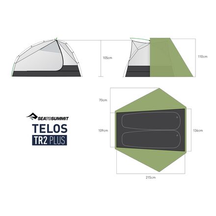 Sea To Summit - TELOS TR2 PLUS Tent: 2-Person 3-Season