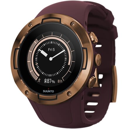 burgundy sport tech watch