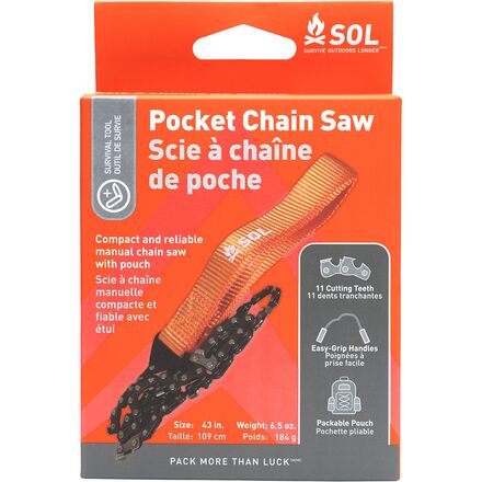 S.O.L Survive Outdoors Longer - Pocket Chain Saw