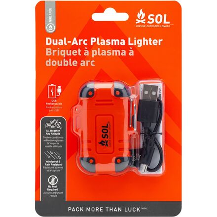 S.O.L Survive Outdoors Longer - Plasma Dual Arc Lighter - One Color