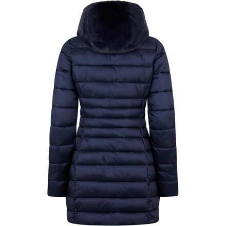 Save The Duck - Maylin Long Faux Fur Hood Puffer Jacket - Women's