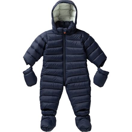 Save The Duck - Storm Hooded Jumpsuit + Mittens & Shoes - Infants' - Navy Blue