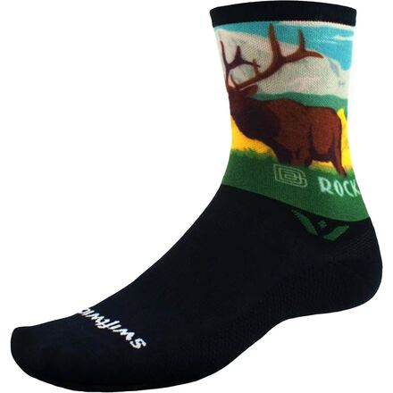 Swiftwick - Vision Six Impression National Park Sock - Rocky Mountains