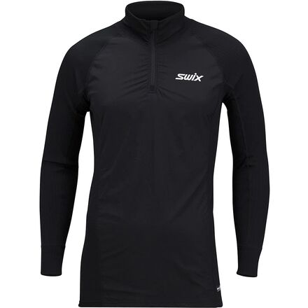 Swix - RaceX Bodywear 1/2-Zip Wind Top - Men's - Black