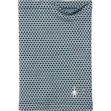 Smartwool - Merino 250 Pattern Neck Gaiter - Kids' - Bleached Aqua Dot