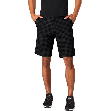 Smartwool - Merino Sport 10in Short - Men's - Black Plaid Print