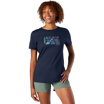 Smartwool - Merino Sport 150 Spring Leaves Graphic T-Shirt - Women's