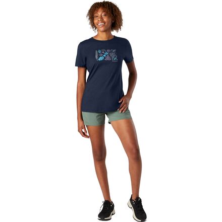 Smartwool - Merino Sport 150 Spring Leaves Graphic T-Shirt - Women's