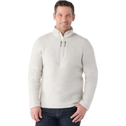 Smartwool - Hudson Trail Fleece 1/2-Zip Sweater - Men's - Light Gray Heather