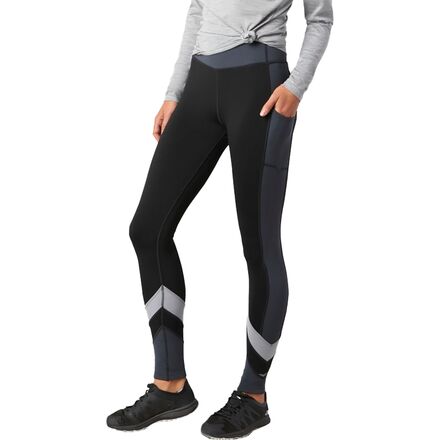 Smartwool - Merino Sport Fleece Colorblock Legging - Women's - Black