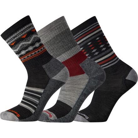 Smartwool - Everyday Red Trio Sock - 3-Pack - Women's