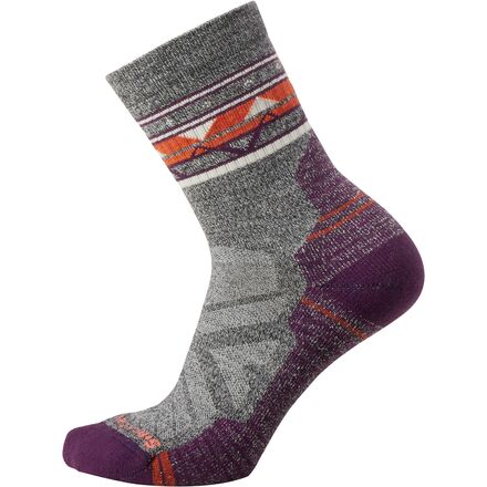 Performance Hike Lt Cushion Ethno Graphic Mid Crew - Women's