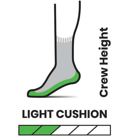 Smartwool - Hike Light Cushion Mountain Print Crew Sock