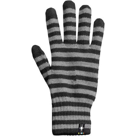 Smartwool - Striped Liner Glove - Black