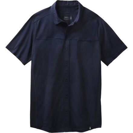 Smartwool - Merino Sport Short-Sleeve Button-Up Shirt - Men's - Deep Navy