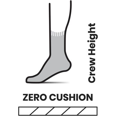Smartwool - Athlete Edition Run Print Crew Sock