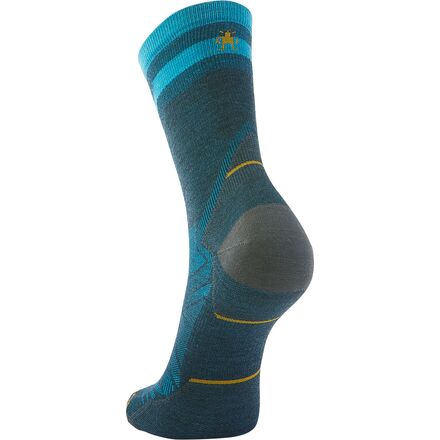 Smartwool - Run Zero Cushion Mid Crew Pattern Sock