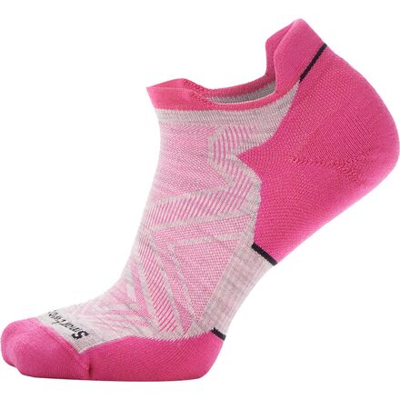 Smartwool - Run Targeted Cushion Low Ankle Sock - Women's - Ash/Power Pink