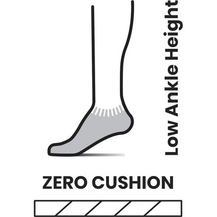 Smartwool - Cycle Zero Cushion Dazed Daisy Low Ankle Sock - Women's