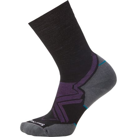 Smartwool - Run Cold Weather Targeted Cushion Crew Sock - Women's - Black
