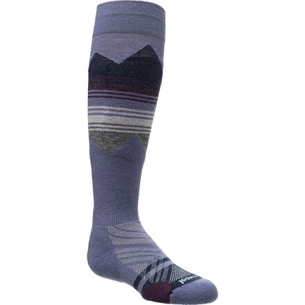 Ski Targeted Cushion Pattern OTC Sock - Women's