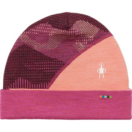 Smartwool - Thermal Merino Colorblock Beanie - Festive Fuchsia Heather