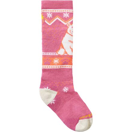 Wintersport Full Cushion Polar Bear Pattern OTC Sock - Kids'