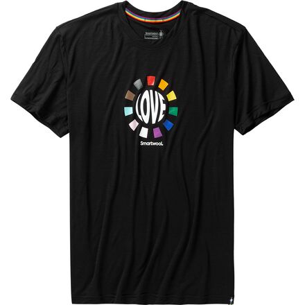 Smartwool - Active Ultralite Pride Graphic Short-Sleeve T-Shirt - Men's - Black