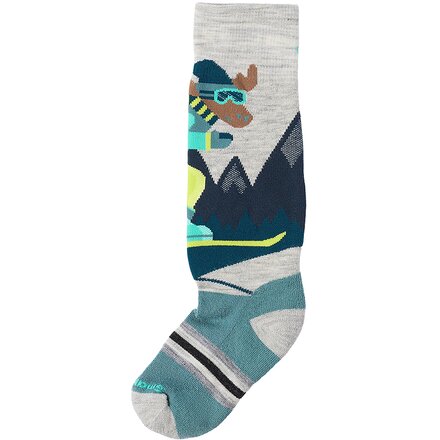Wintersport Full Cushion Mountain Moose OTC Sock - Kids'