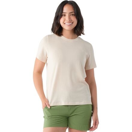 Smartwool - Perfect Crew Short-Sleeve T-Shirt - Women's - Almond