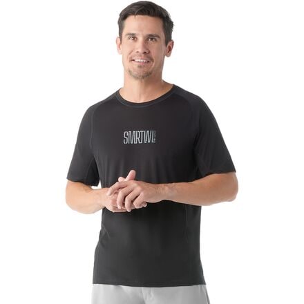 Smartwool - Active Ultralite Graphic Short-Sleeve T-Shirt - Men's - Black/Charcoal