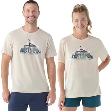 Smartwool - River Van Graphic Short-Sleeve T-Shirt - Almond