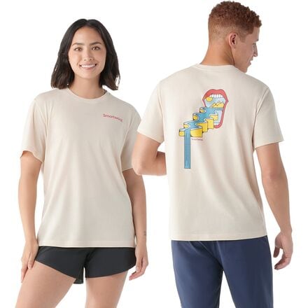 Smartwool - Serotonin River Graphic Short-Sleeve T-Shirt - Almond