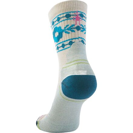 Smartwool - Hike Light Cushion Retro Floral Mid Crew Sock - Women's