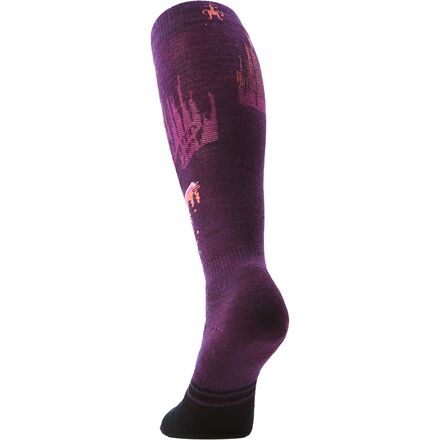 Smartwool - Ski Full Cushion Alpine Auroras OTC Sock - Women's