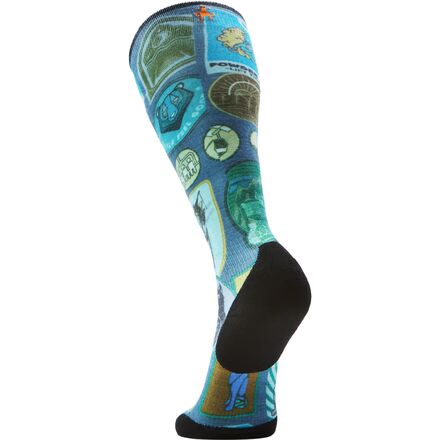 Smartwool - Ski Targeted Cushion Explorer Print OTC Sock - Men's