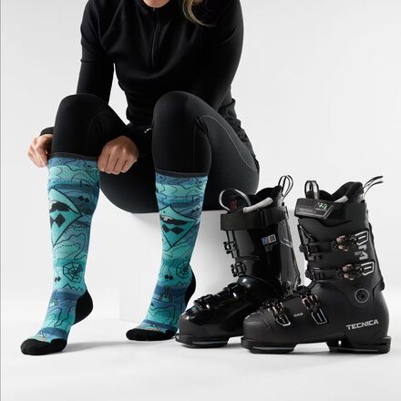 Smartwool - Ski Targeted Cushion Topo Treasures Print OTC Sock - Women's
