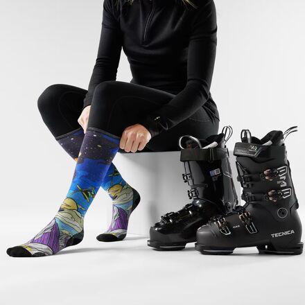Smartwool - Ski Zero Cushion Galactic Ski Print OTC Sock? - Women's