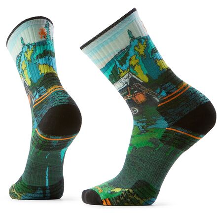 Smartwool - Hike Targeted Cushion Trail Trekker Print Crew Sock