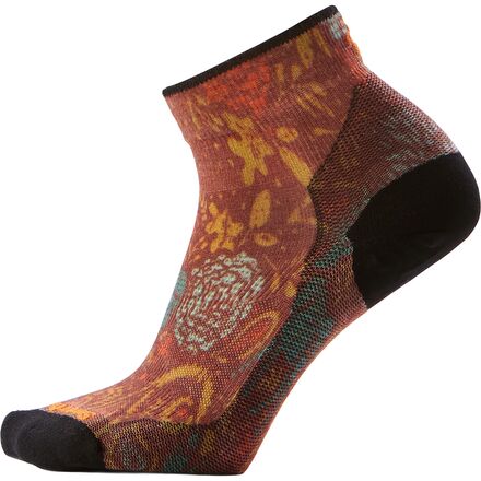 Bike Zero Cushion Paisley Print Ankle Sock - Women's