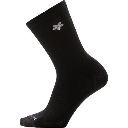 Smartwool - Everyday Groovy Bloom Crew Sock - Women's - Black
