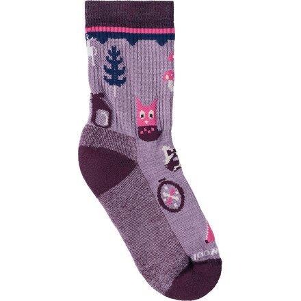 Hike Light Cushion Critter Cache Crew Sock - Kids'