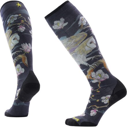 Smartwool - Ski Zero Cushion Nightwatcher Print OTC Sock - Women's