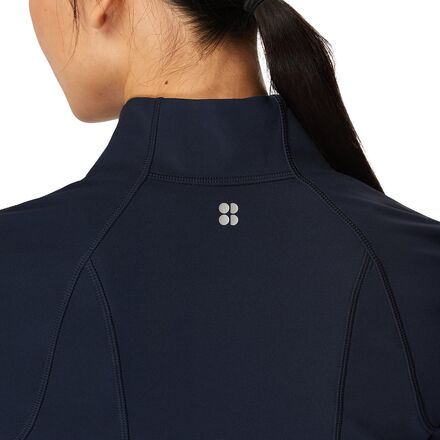 Sweaty Betty - Power Workout Zip Through Jacket - Women's - Steel Blue