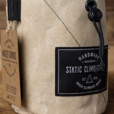 STATIC - Waxed Canvas Chalk Bag