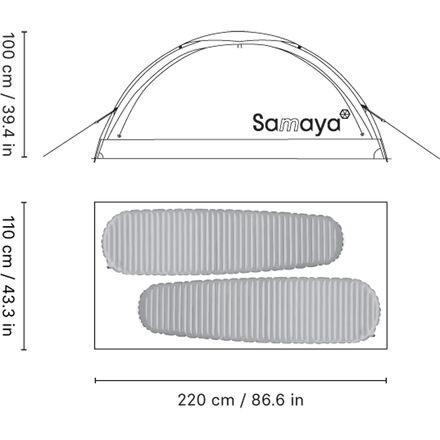 Samaya - Samaya2.0 Tent: 2-Person 4-Season