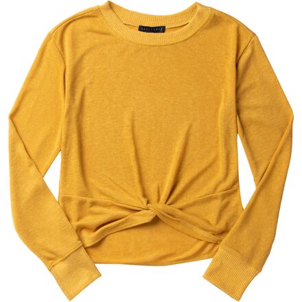Sanctuary - Knotted Knit Long-Sleeve Shirt - Women's