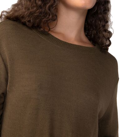Sanctuary - Knotted Knit Long-Sleeve Shirt - Women's