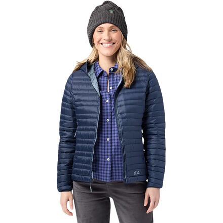 Pinion Down Hooded Jacket - Women's